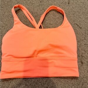 Lululemon Athletica Orange Tank Top